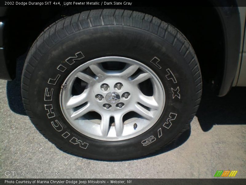 Light Pewter Metallic / Dark Slate Gray 2002 Dodge Durango SXT 4x4