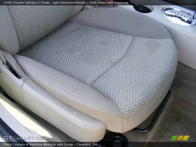 Light Sandstone Metallic / Dark Khaki/Light Graystone 2008 Chrysler Sebring LX Sedan