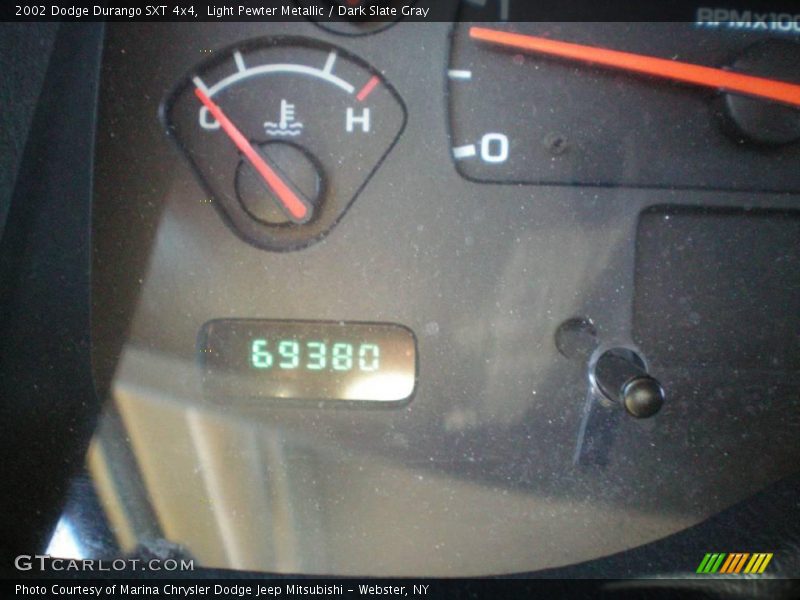 Light Pewter Metallic / Dark Slate Gray 2002 Dodge Durango SXT 4x4