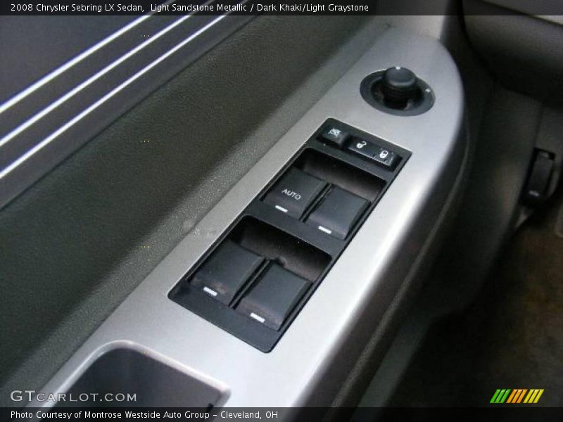 Light Sandstone Metallic / Dark Khaki/Light Graystone 2008 Chrysler Sebring LX Sedan