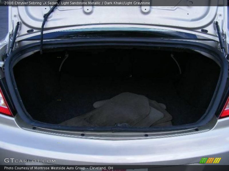 Light Sandstone Metallic / Dark Khaki/Light Graystone 2008 Chrysler Sebring LX Sedan