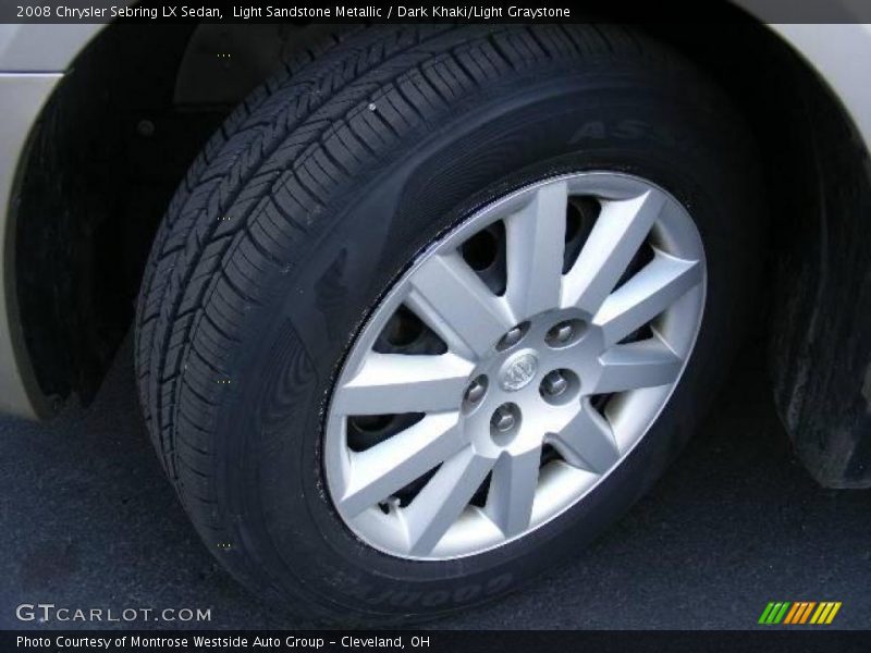 Light Sandstone Metallic / Dark Khaki/Light Graystone 2008 Chrysler Sebring LX Sedan