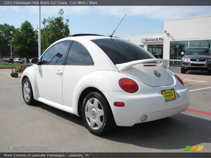 Cool White / Black 2001 Volkswagen New Beetle GLS Coupe