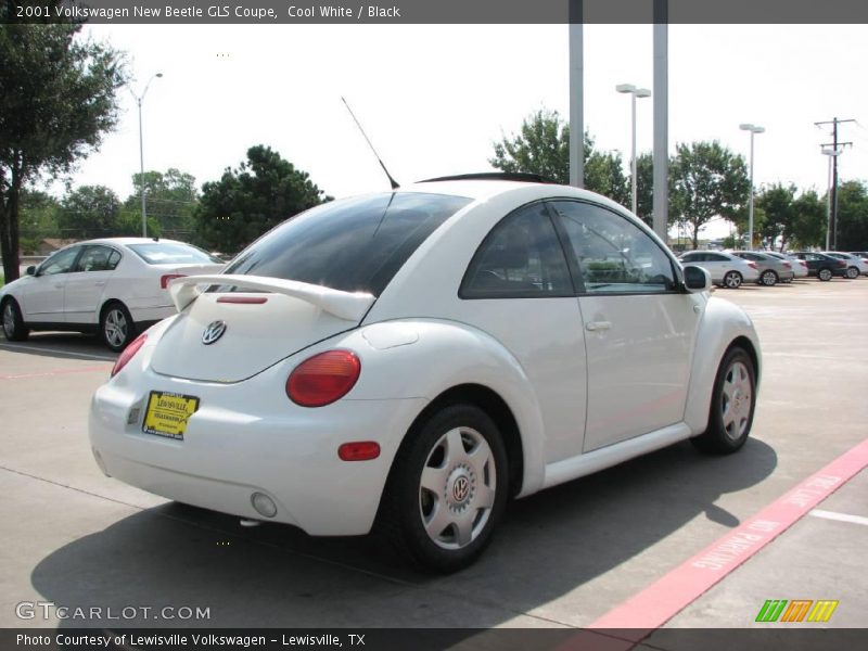Cool White / Black 2001 Volkswagen New Beetle GLS Coupe