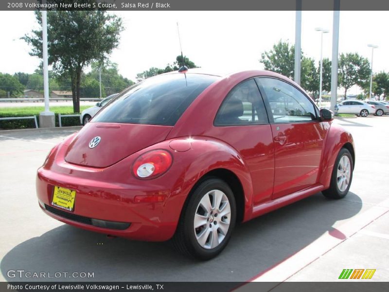 Salsa Red / Black 2008 Volkswagen New Beetle S Coupe