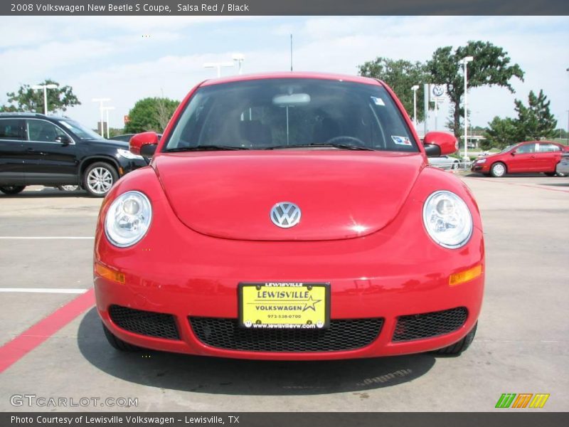 Salsa Red / Black 2008 Volkswagen New Beetle S Coupe