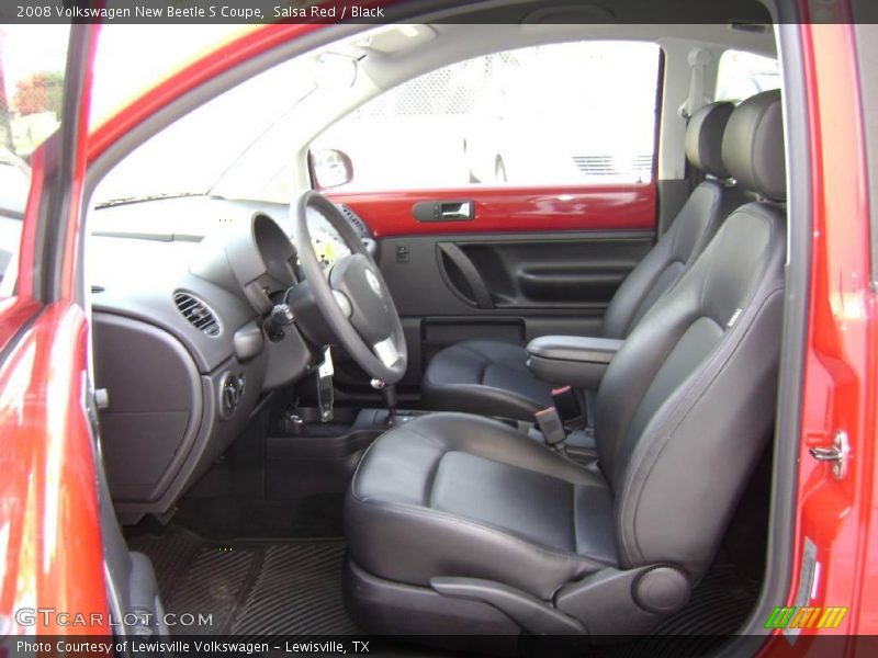 Salsa Red / Black 2008 Volkswagen New Beetle S Coupe