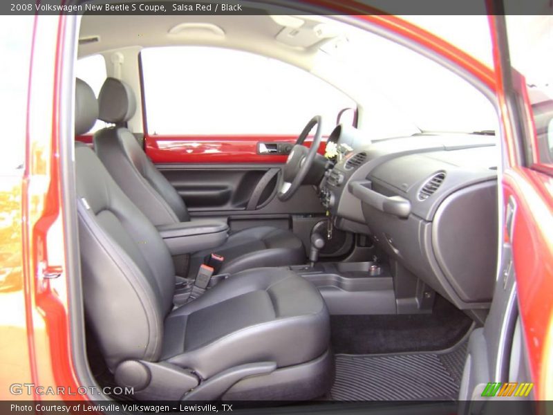 Salsa Red / Black 2008 Volkswagen New Beetle S Coupe