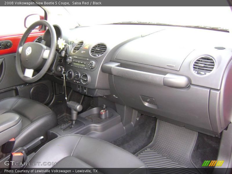 Salsa Red / Black 2008 Volkswagen New Beetle S Coupe