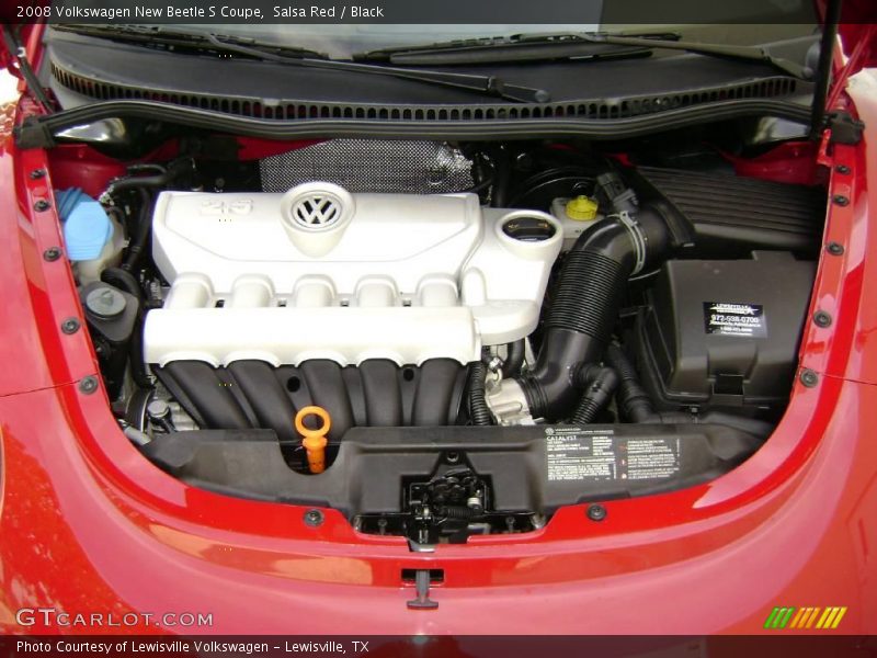 Salsa Red / Black 2008 Volkswagen New Beetle S Coupe
