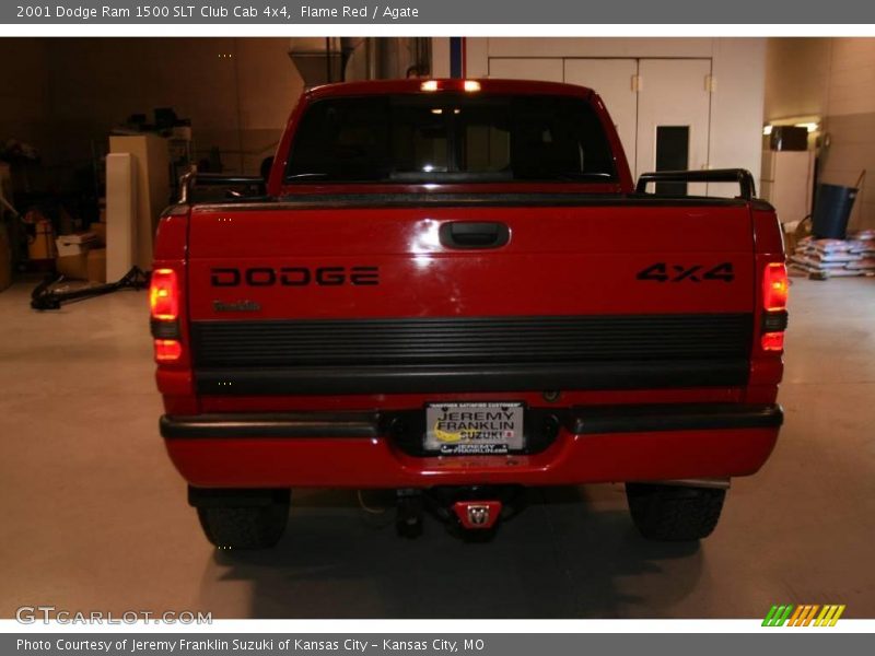 Flame Red / Agate 2001 Dodge Ram 1500 SLT Club Cab 4x4