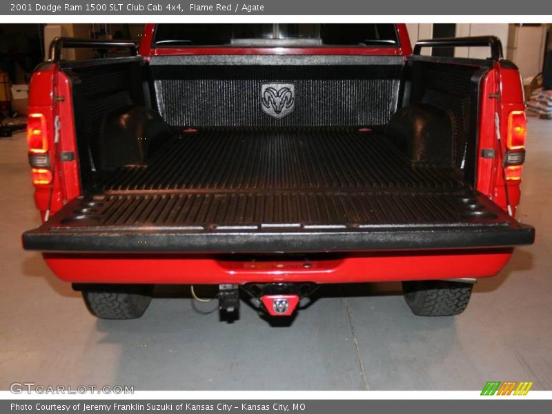 Flame Red / Agate 2001 Dodge Ram 1500 SLT Club Cab 4x4