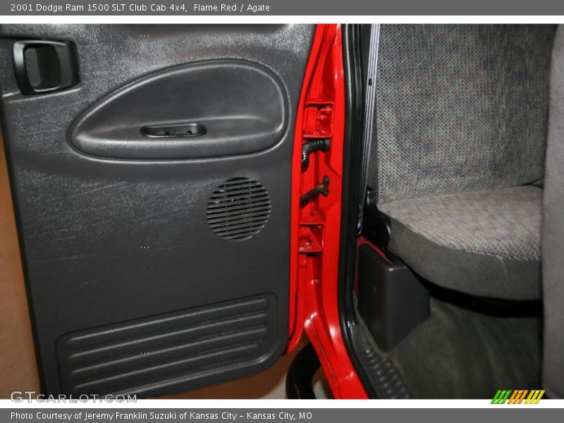 Flame Red / Agate 2001 Dodge Ram 1500 SLT Club Cab 4x4