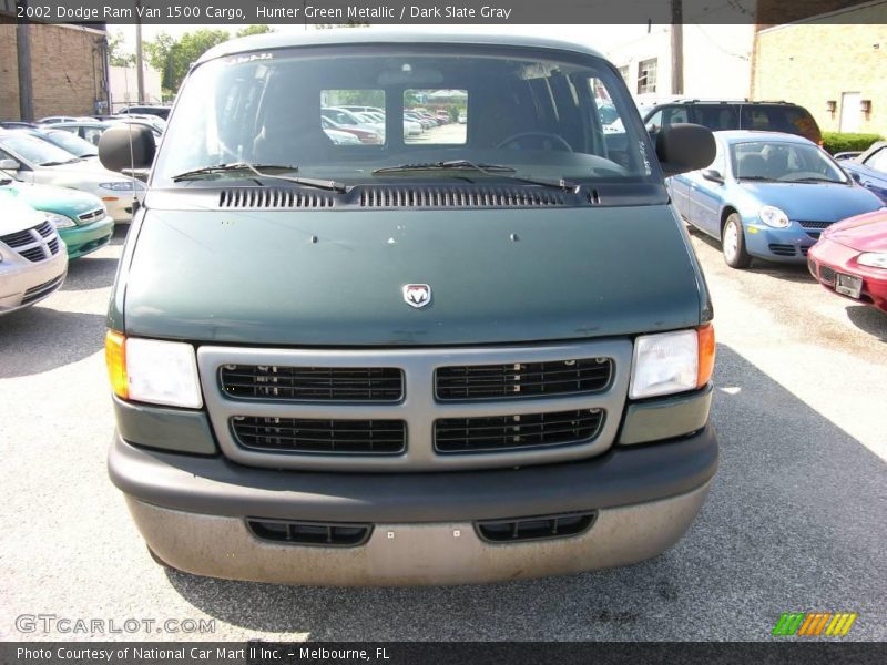 Hunter Green Metallic / Dark Slate Gray 2002 Dodge Ram Van 1500 Cargo