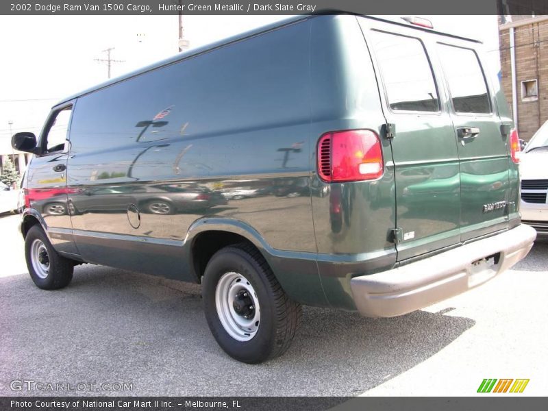 Hunter Green Metallic / Dark Slate Gray 2002 Dodge Ram Van 1500 Cargo