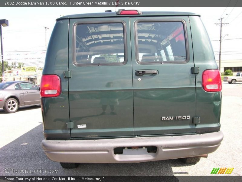 Hunter Green Metallic / Dark Slate Gray 2002 Dodge Ram Van 1500 Cargo