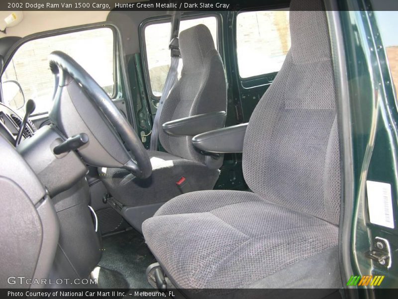 Hunter Green Metallic / Dark Slate Gray 2002 Dodge Ram Van 1500 Cargo