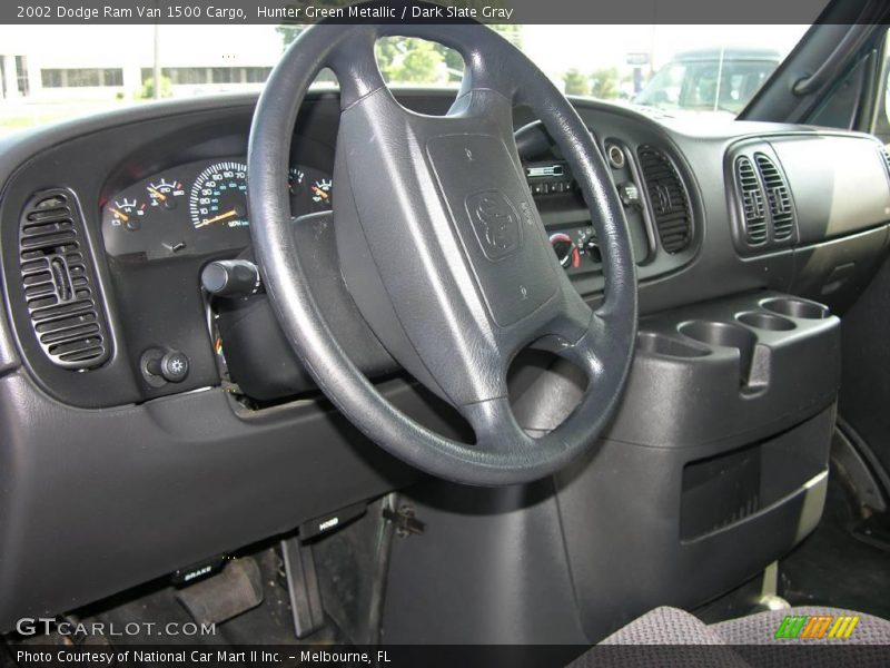 Hunter Green Metallic / Dark Slate Gray 2002 Dodge Ram Van 1500 Cargo