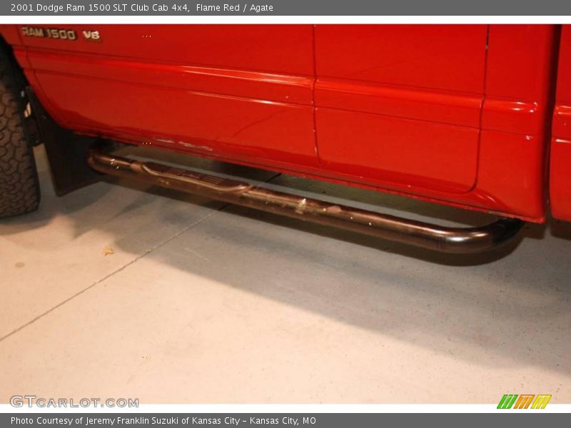Flame Red / Agate 2001 Dodge Ram 1500 SLT Club Cab 4x4