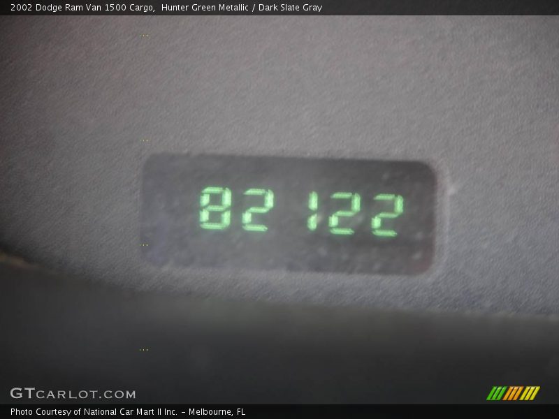 Hunter Green Metallic / Dark Slate Gray 2002 Dodge Ram Van 1500 Cargo