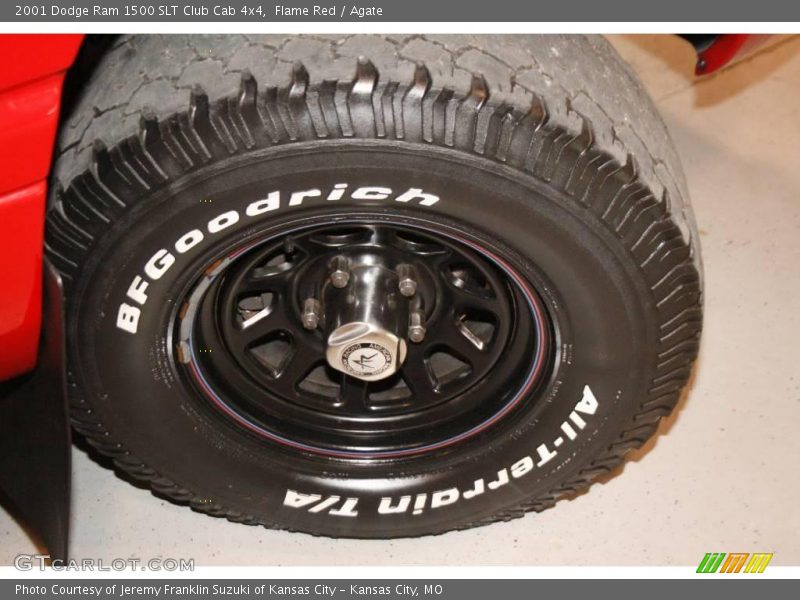 Flame Red / Agate 2001 Dodge Ram 1500 SLT Club Cab 4x4