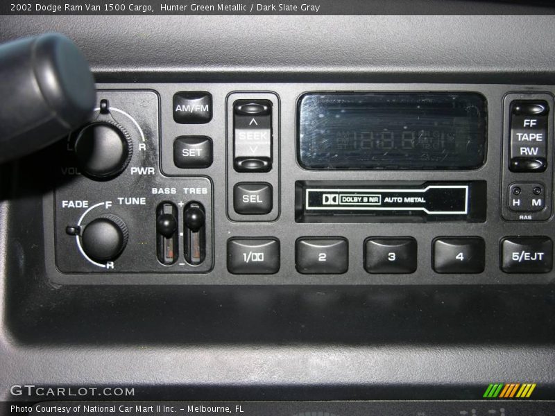 Hunter Green Metallic / Dark Slate Gray 2002 Dodge Ram Van 1500 Cargo
