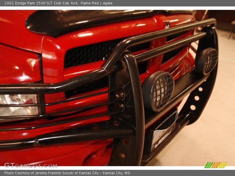 Flame Red / Agate 2001 Dodge Ram 1500 SLT Club Cab 4x4