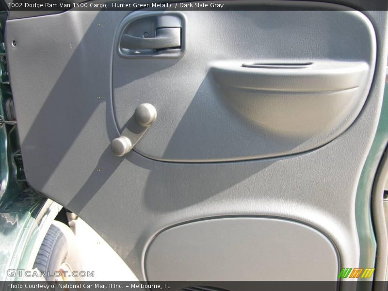 Hunter Green Metallic / Dark Slate Gray 2002 Dodge Ram Van 1500 Cargo