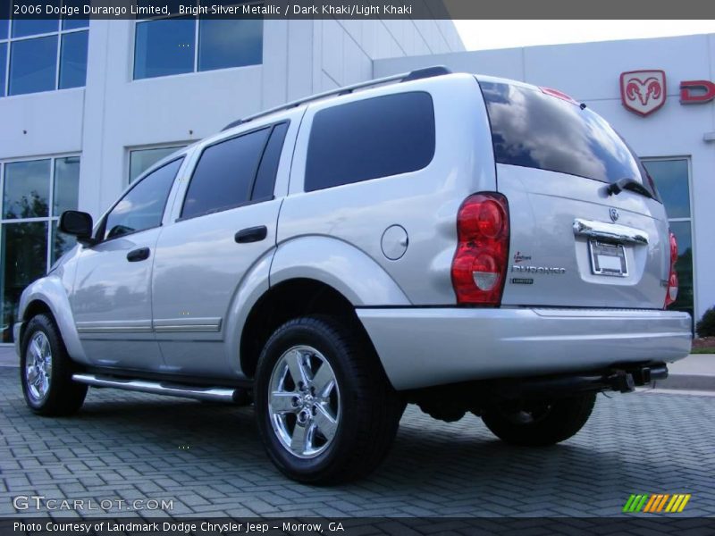 Bright Silver Metallic / Dark Khaki/Light Khaki 2006 Dodge Durango Limited