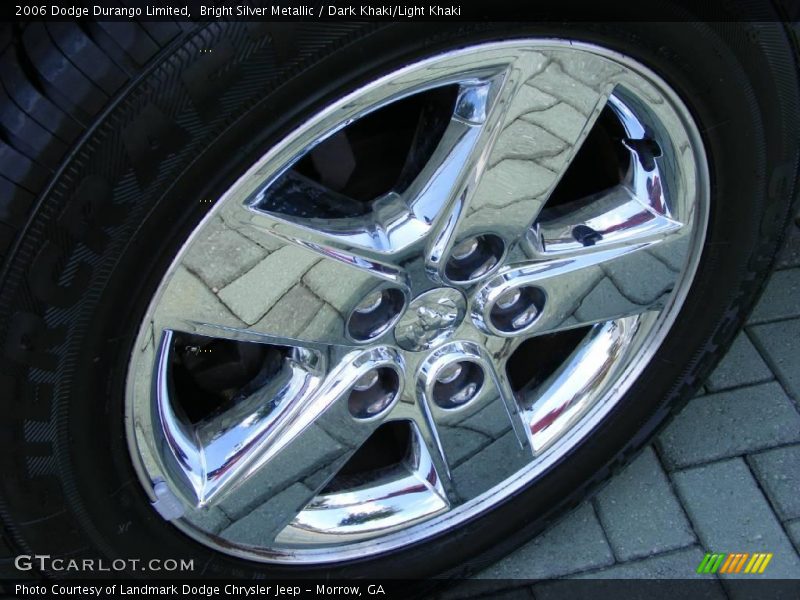 Bright Silver Metallic / Dark Khaki/Light Khaki 2006 Dodge Durango Limited