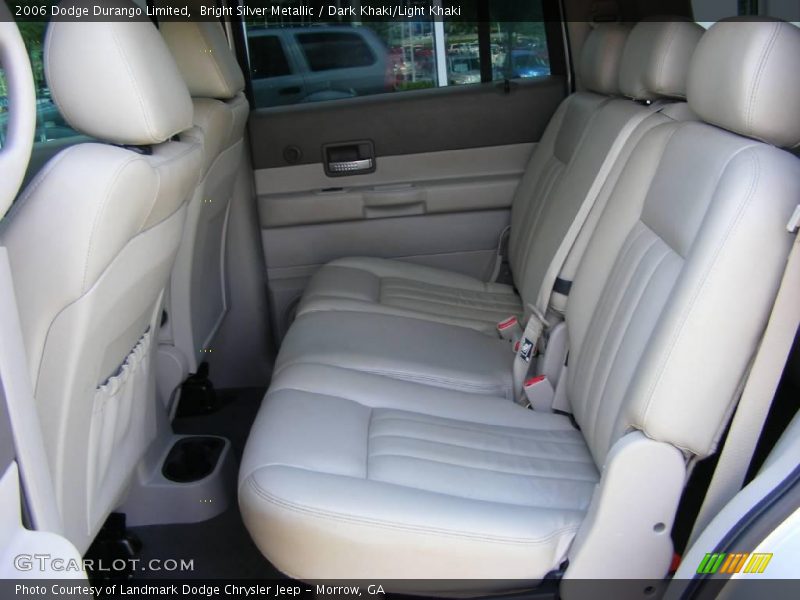 Bright Silver Metallic / Dark Khaki/Light Khaki 2006 Dodge Durango Limited