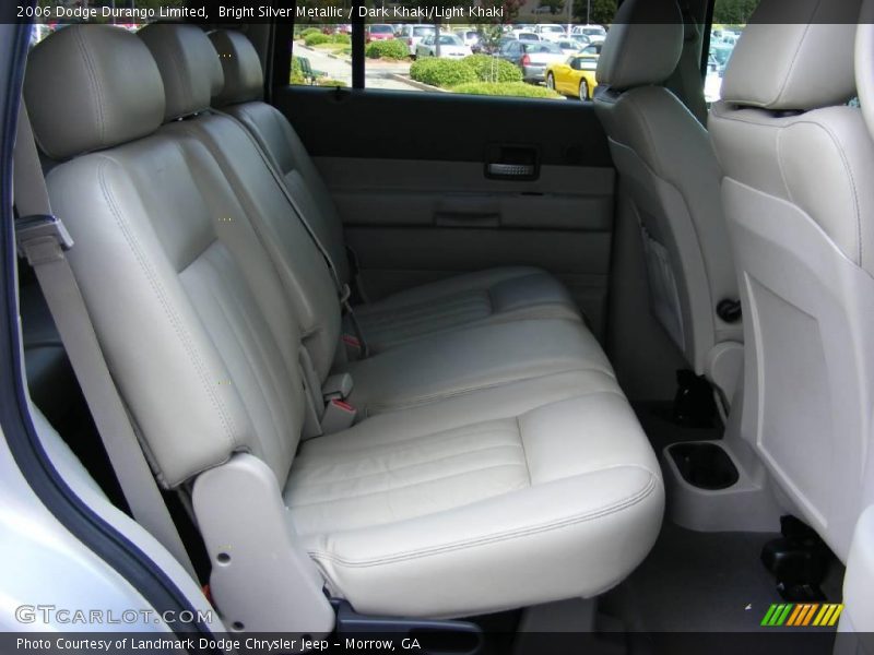Bright Silver Metallic / Dark Khaki/Light Khaki 2006 Dodge Durango Limited