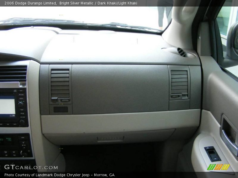 Bright Silver Metallic / Dark Khaki/Light Khaki 2006 Dodge Durango Limited
