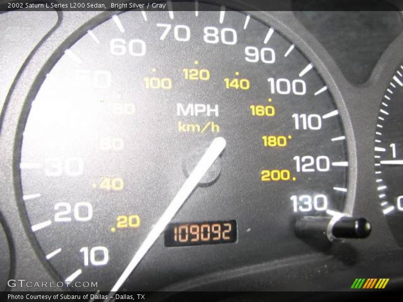 Bright Silver / Gray 2002 Saturn L Series L200 Sedan