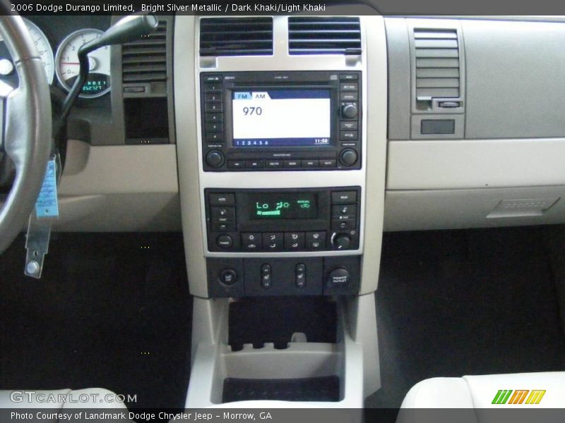 Bright Silver Metallic / Dark Khaki/Light Khaki 2006 Dodge Durango Limited
