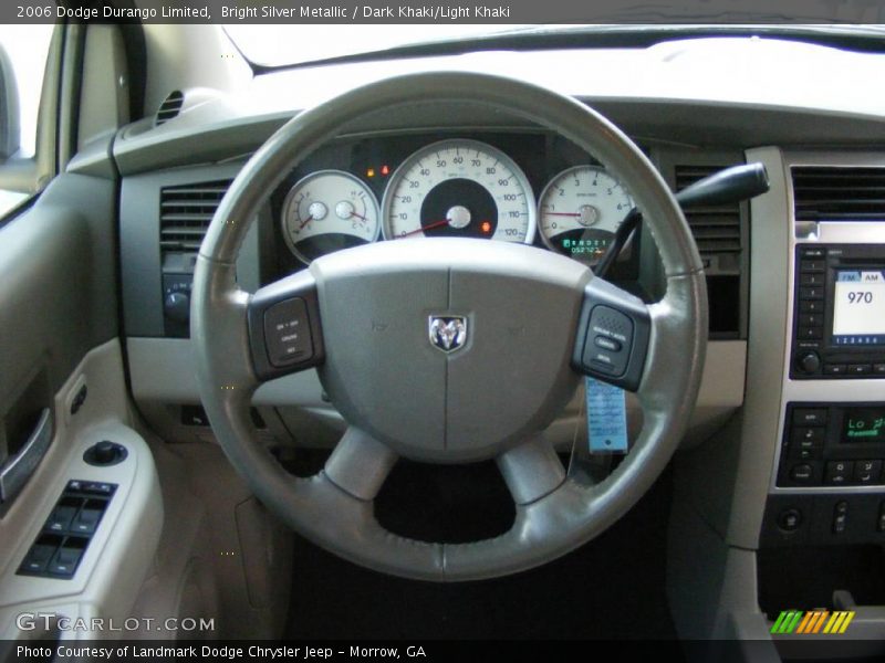 Bright Silver Metallic / Dark Khaki/Light Khaki 2006 Dodge Durango Limited