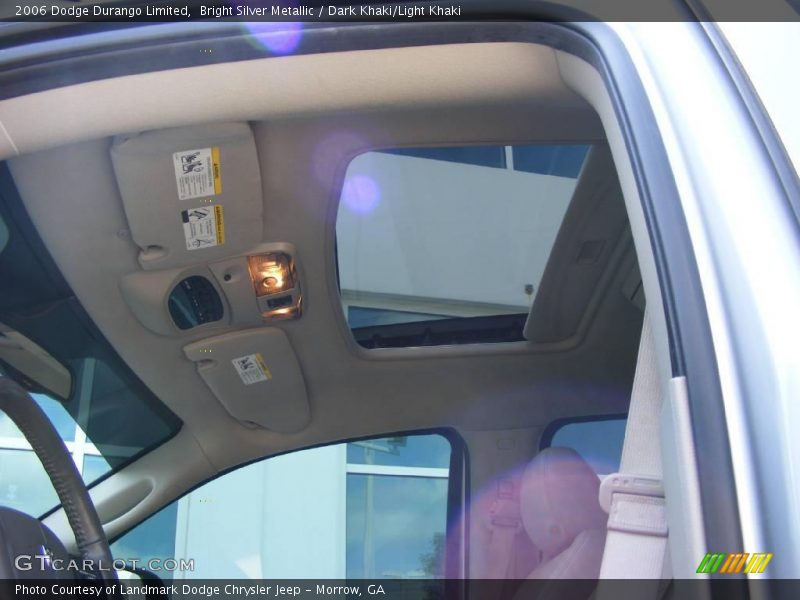 Bright Silver Metallic / Dark Khaki/Light Khaki 2006 Dodge Durango Limited