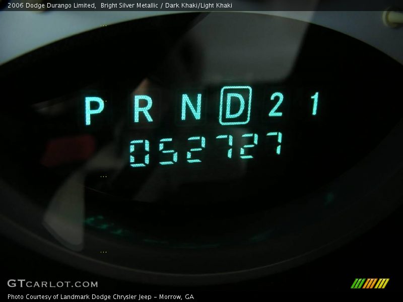 Bright Silver Metallic / Dark Khaki/Light Khaki 2006 Dodge Durango Limited