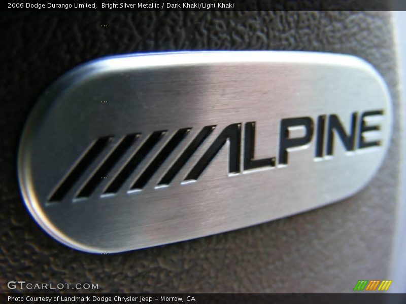 Bright Silver Metallic / Dark Khaki/Light Khaki 2006 Dodge Durango Limited