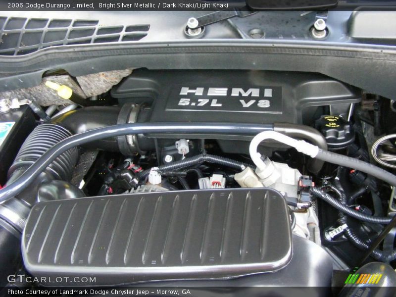 Bright Silver Metallic / Dark Khaki/Light Khaki 2006 Dodge Durango Limited