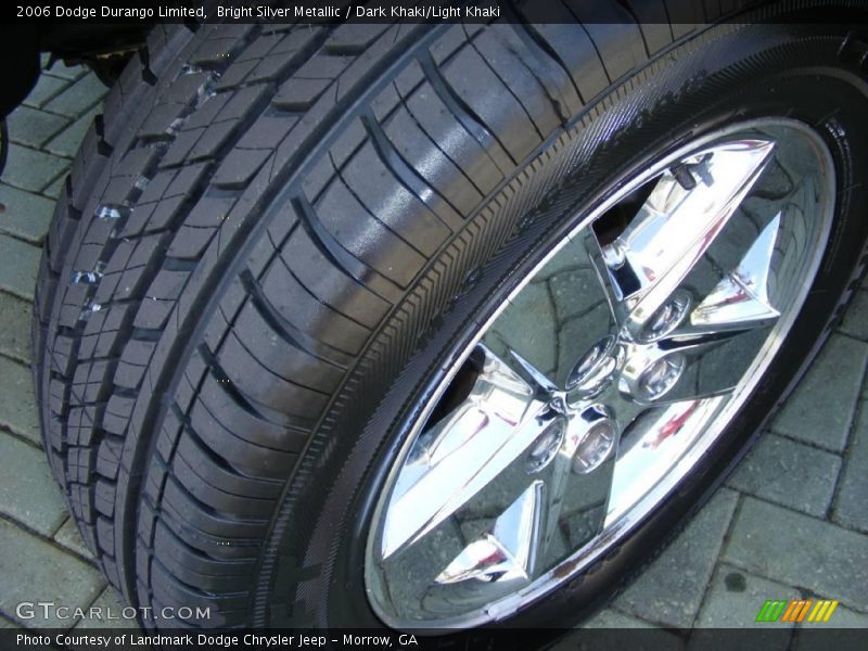 Bright Silver Metallic / Dark Khaki/Light Khaki 2006 Dodge Durango Limited