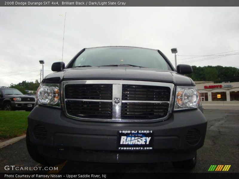Brilliant Black / Dark/Light Slate Gray 2008 Dodge Durango SXT 4x4