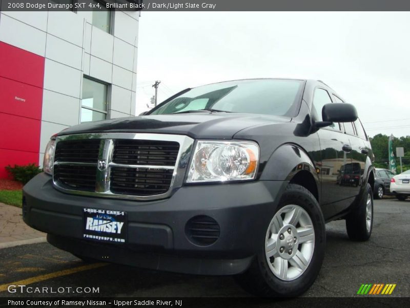 Brilliant Black / Dark/Light Slate Gray 2008 Dodge Durango SXT 4x4
