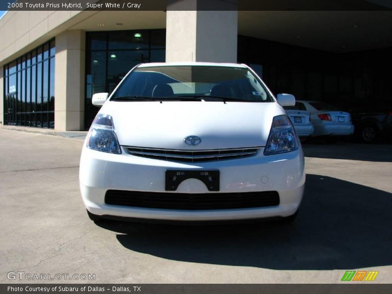 Super White / Gray 2008 Toyota Prius Hybrid