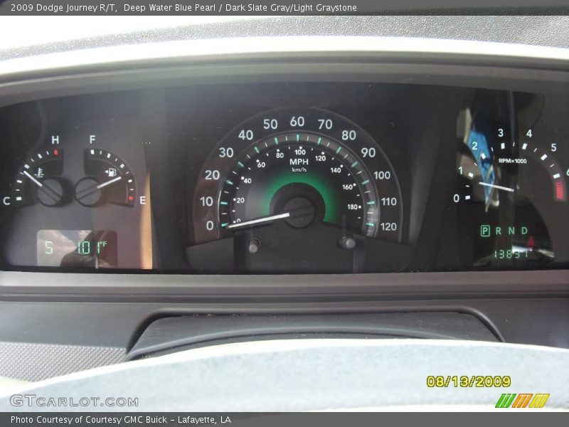 Deep Water Blue Pearl / Dark Slate Gray/Light Graystone 2009 Dodge Journey R/T