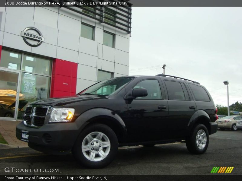 Brilliant Black / Dark/Light Slate Gray 2008 Dodge Durango SXT 4x4