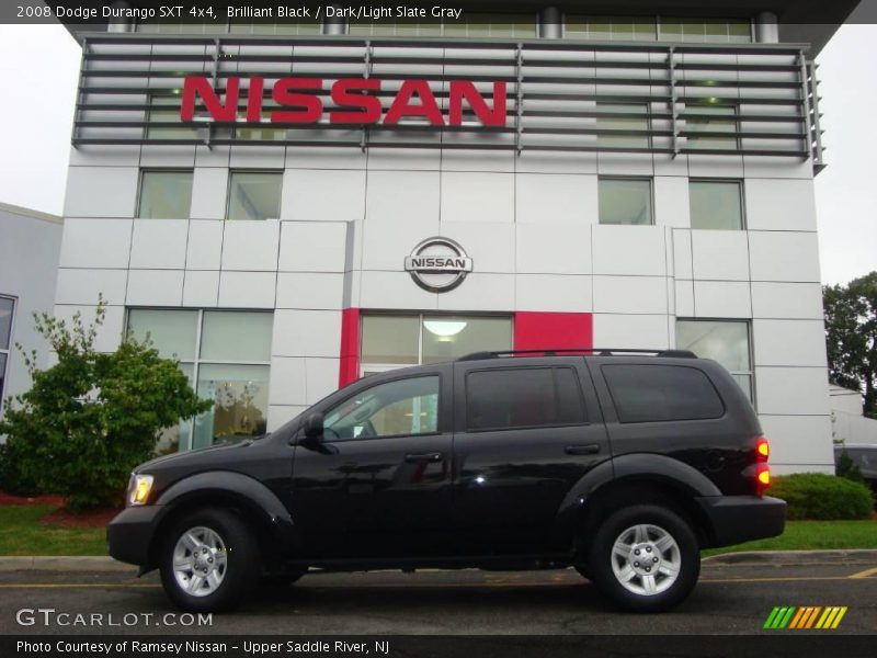 Brilliant Black / Dark/Light Slate Gray 2008 Dodge Durango SXT 4x4