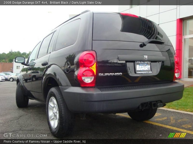 Brilliant Black / Dark/Light Slate Gray 2008 Dodge Durango SXT 4x4