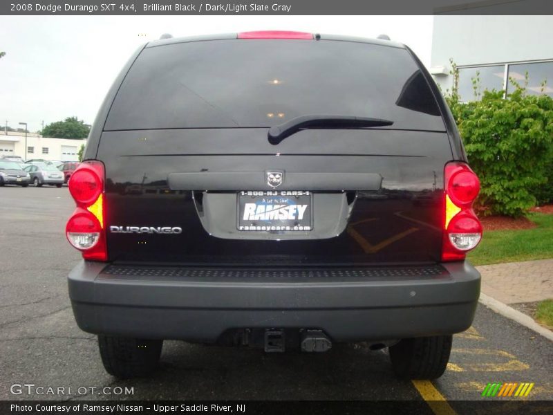 Brilliant Black / Dark/Light Slate Gray 2008 Dodge Durango SXT 4x4