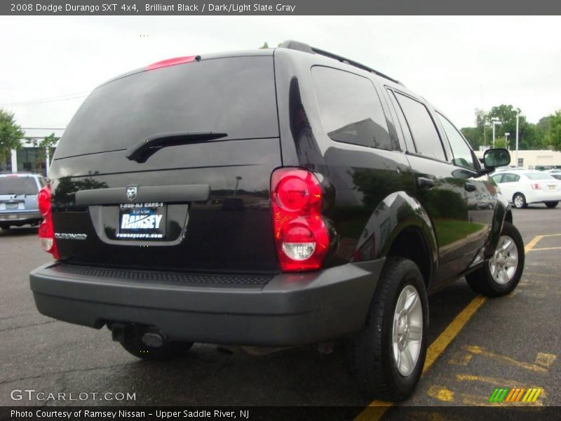 Brilliant Black / Dark/Light Slate Gray 2008 Dodge Durango SXT 4x4